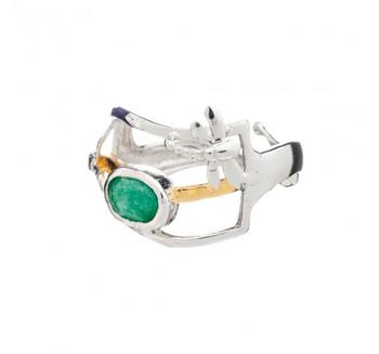 Small Dragonfly Ring in various gemstones
